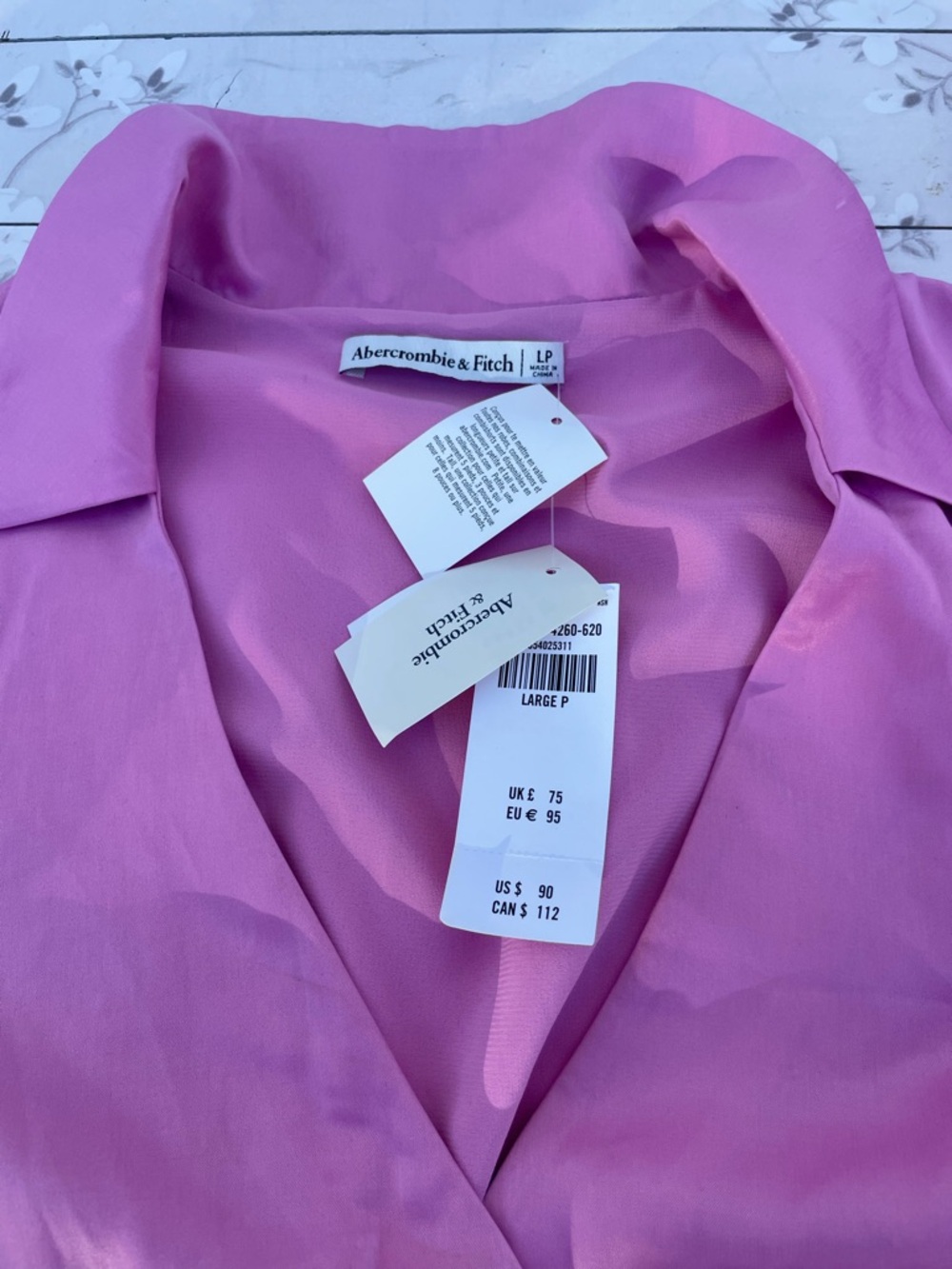 Pink Satin Twist Front Mini Dress - Picture 9 of 11